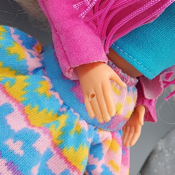 Vintage 1989 Barbie Western Fun Doll Mattel Blonde Pink Outfit No Original Boots - Picture 6 of 12